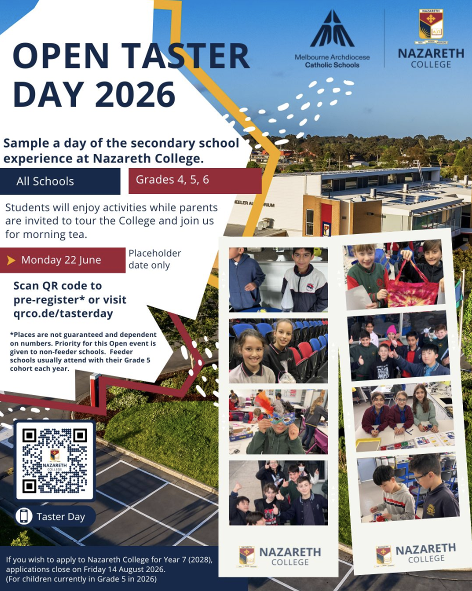 NAZARETH COLLEGE - Open Taster Day
